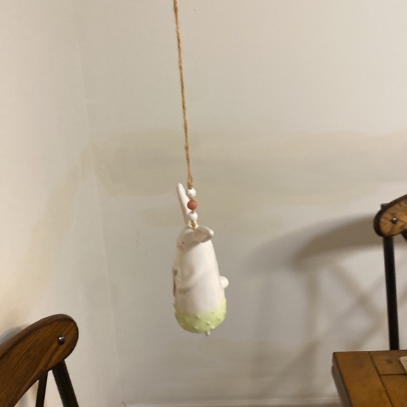 Ceramic Bunny Wind Chime - Picture 4 of 6